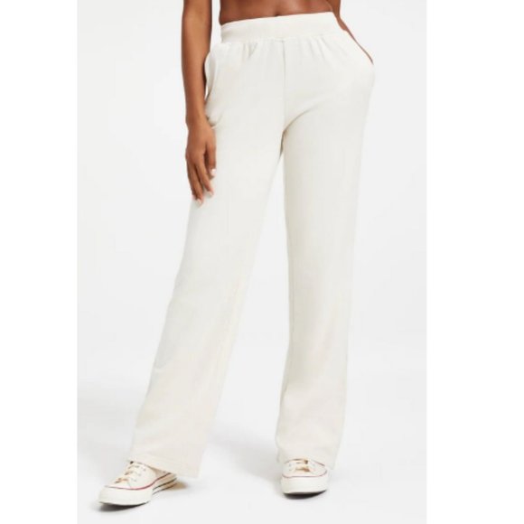 Good American Bone001 Wide Leg Sweatpant XL - Picture 2 of 10